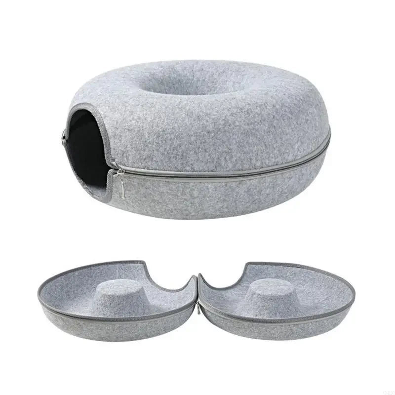 Cama Túnel para Gatos de Fieltro Suave