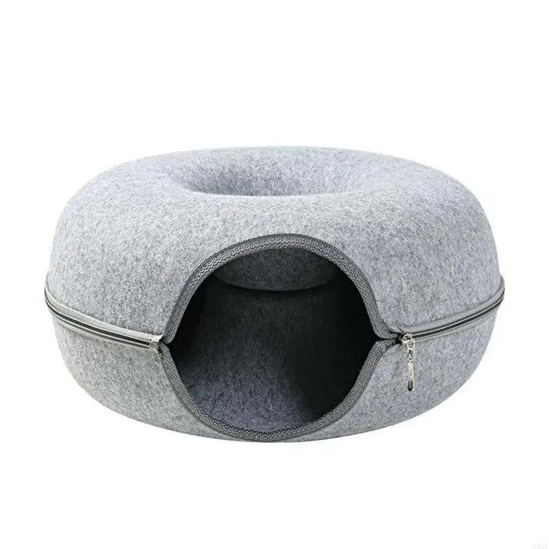 Cama Túnel para Gatos de Fieltro Suave