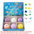 Set de regalo de bombas de baño para niños con juguetes del océano