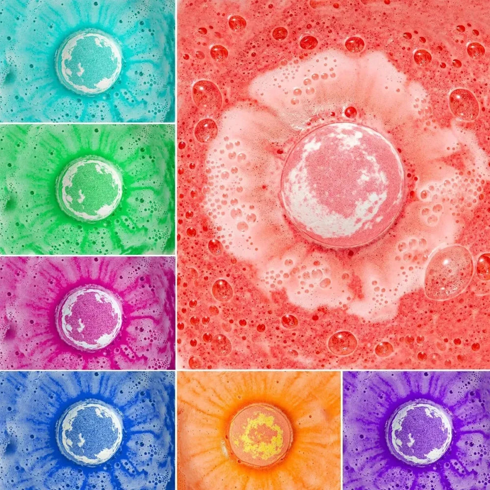 Set de regalo de bombas de baño para niños con juguetes del océano